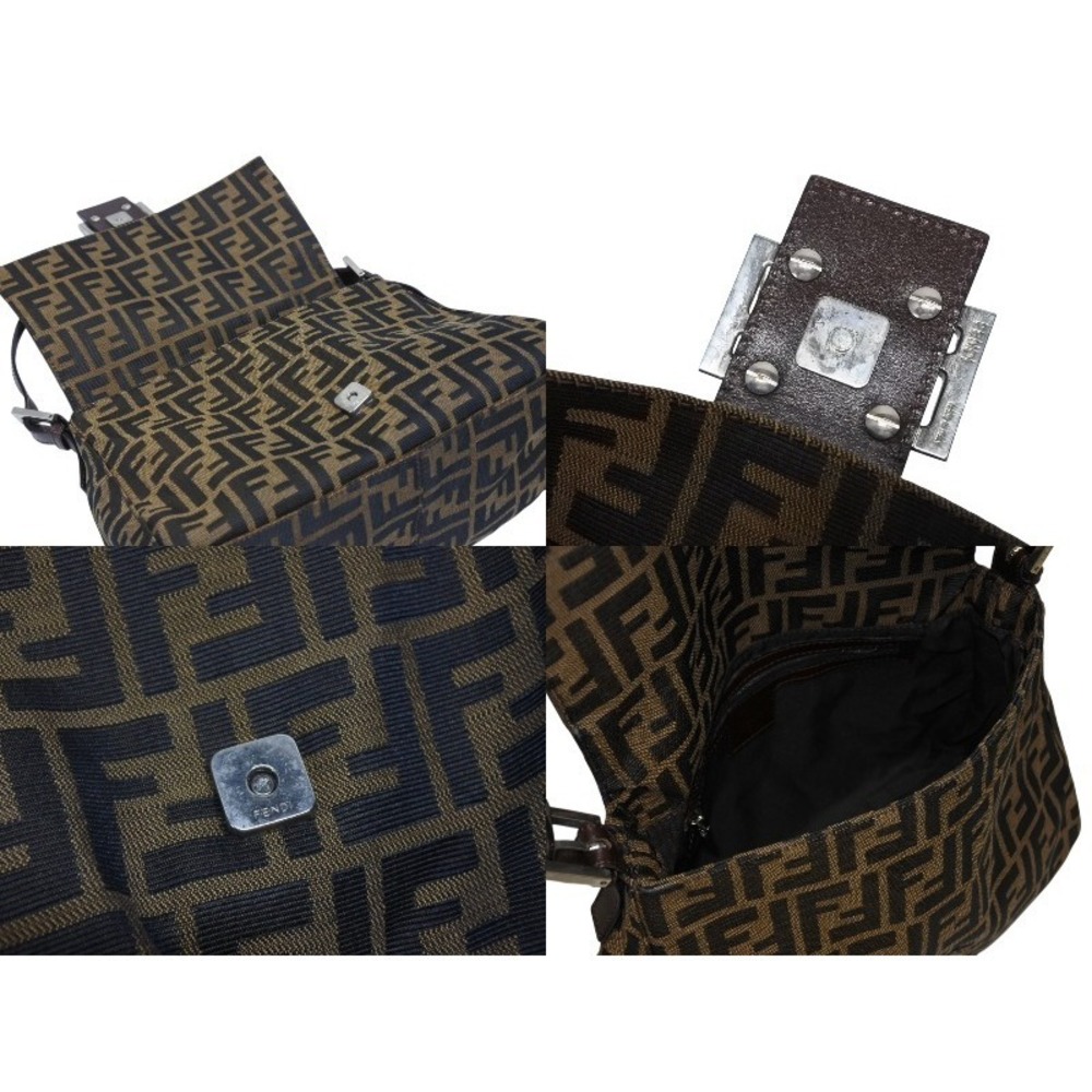 FENDI Zucca Mamma Bucket One Shoulder Hobo bag of brown canvas leather - Picture 9 of 10